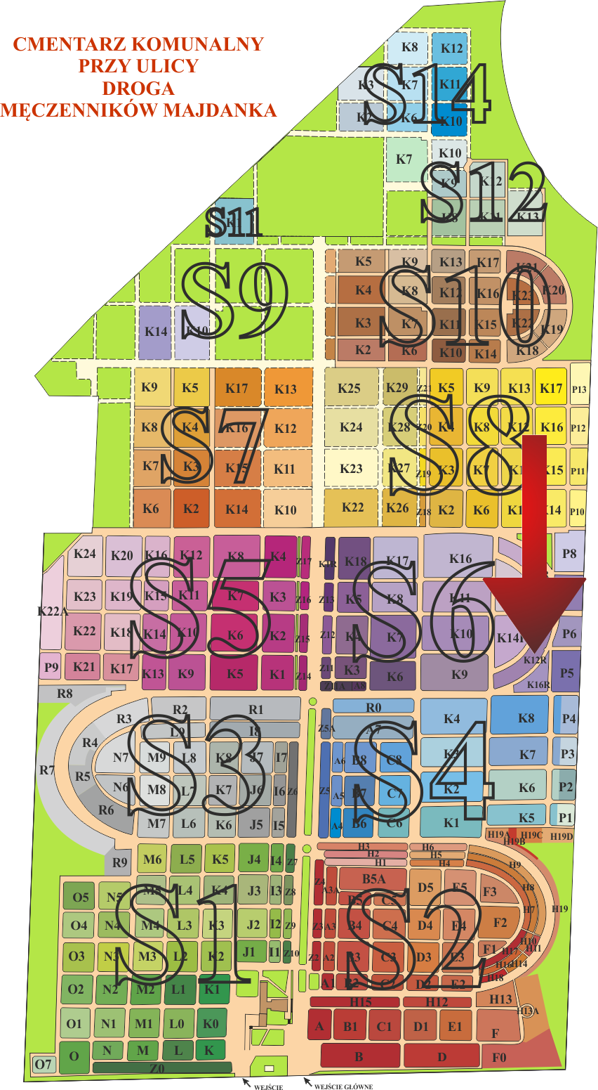 Brak mapy sektorowej