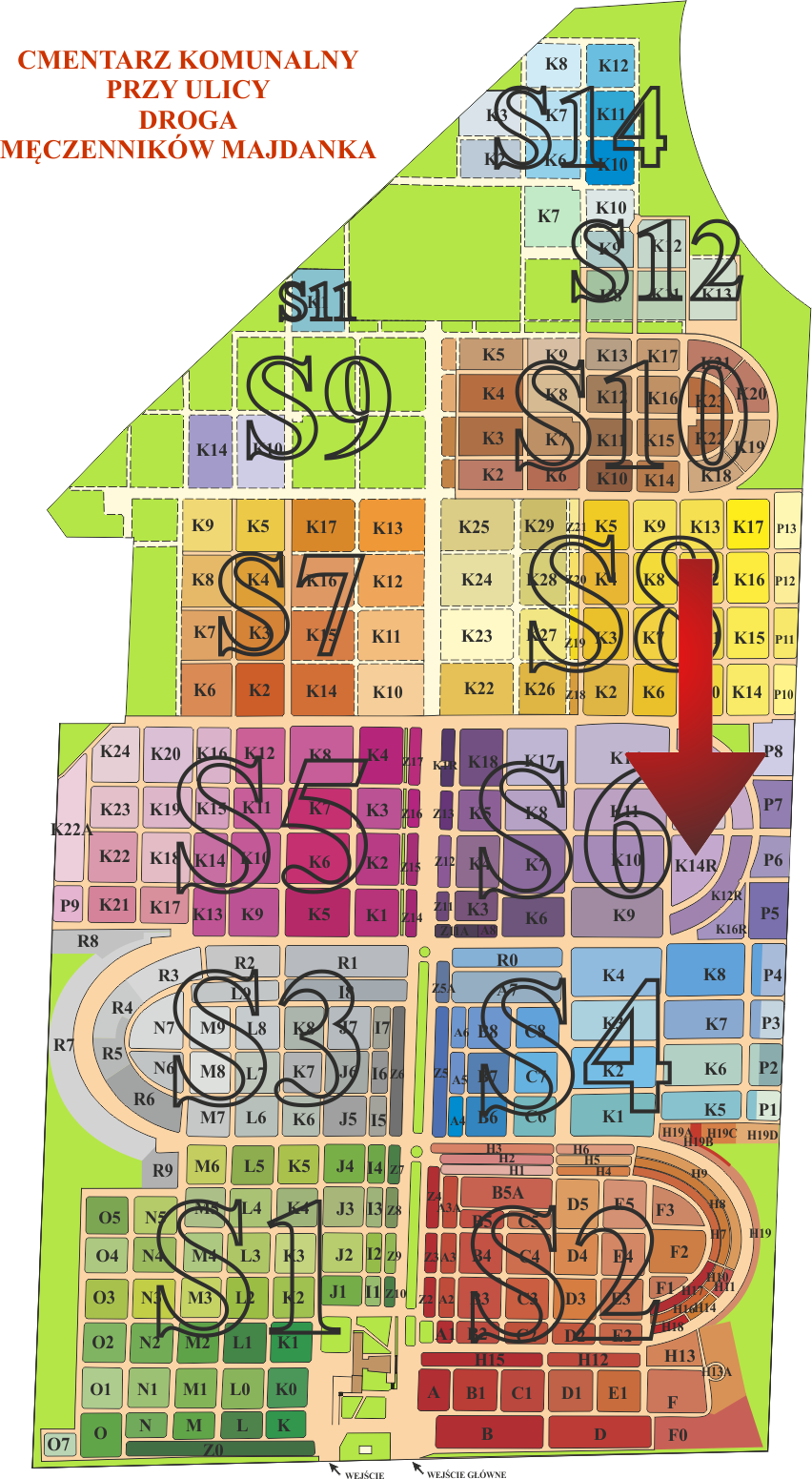 Brak mapy sektorowej