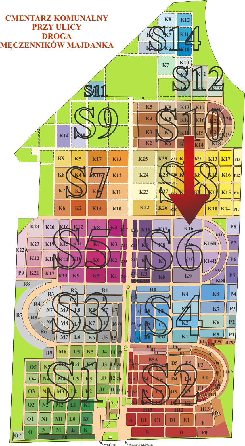 Brak mapy sektorowej