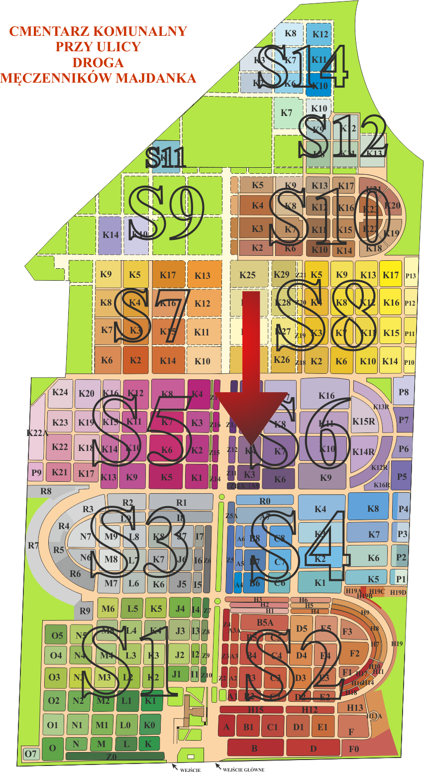 Brak mapy sektorowej