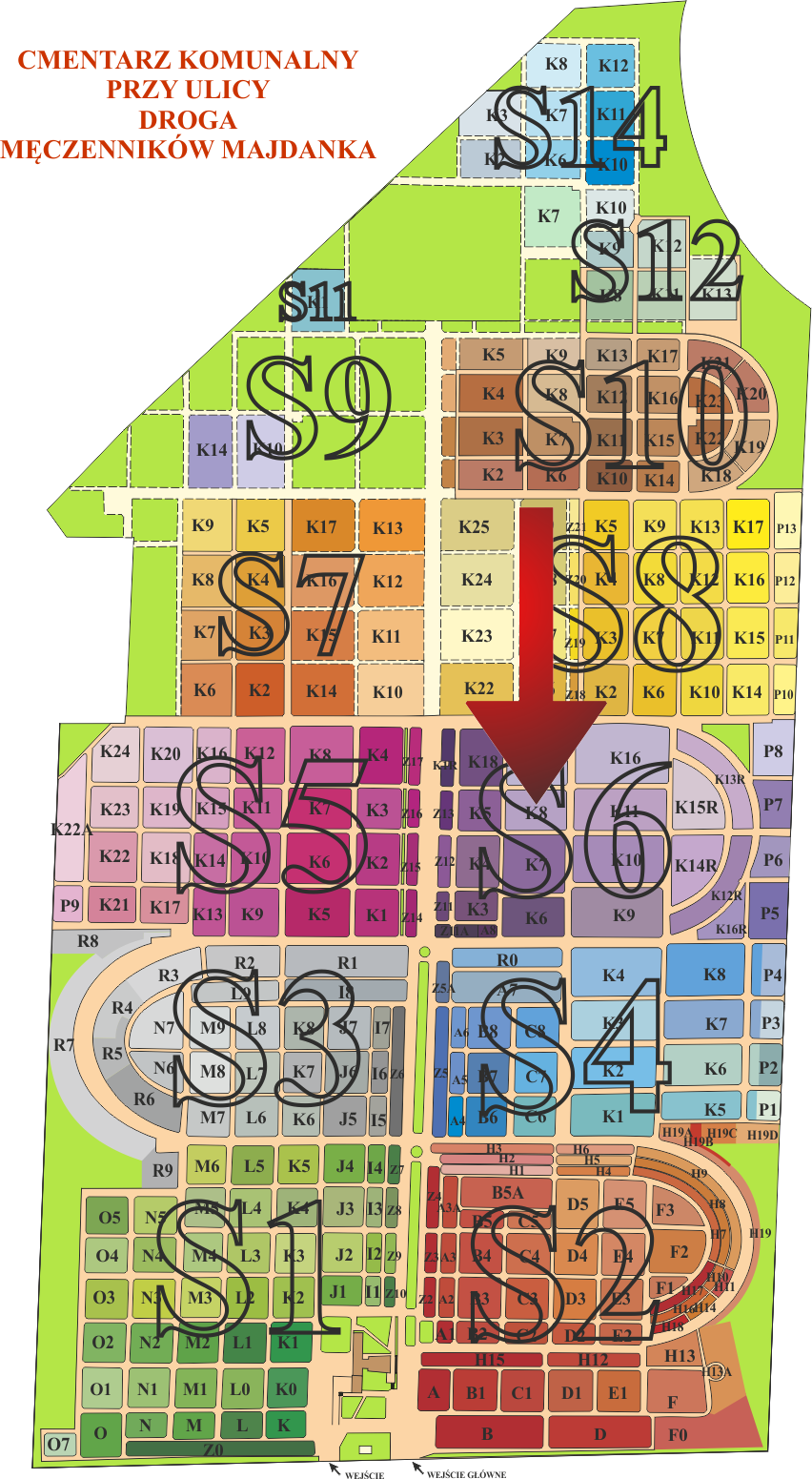 Brak mapy sektorowej