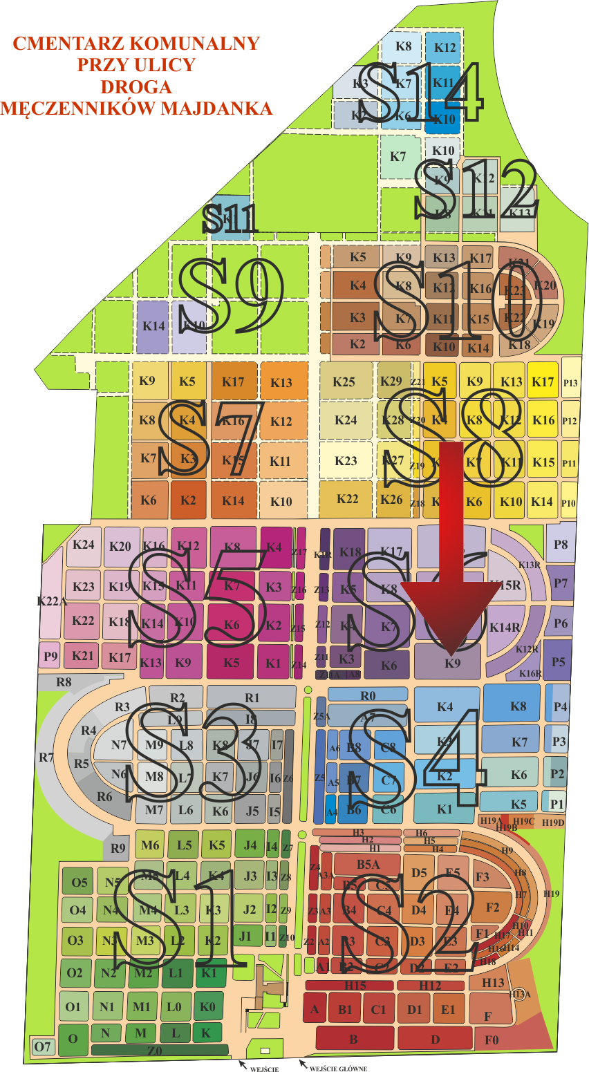 Brak mapy sektorowej