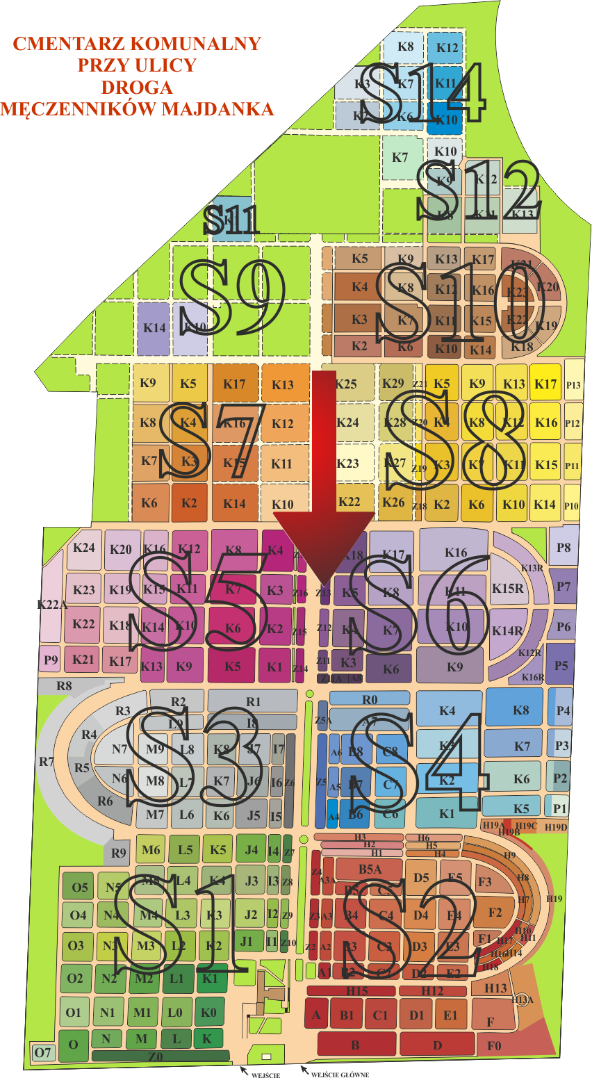 Brak mapy sektorowej