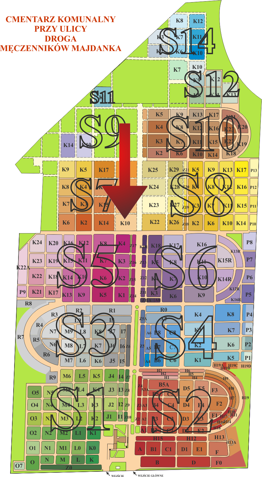 Brak mapy sektorowej