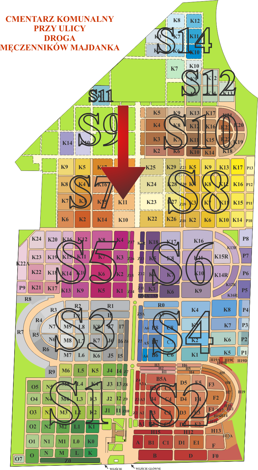 Brak mapy sektorowej