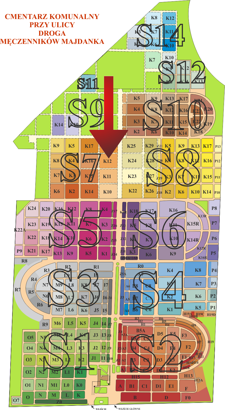 Brak mapy sektorowej