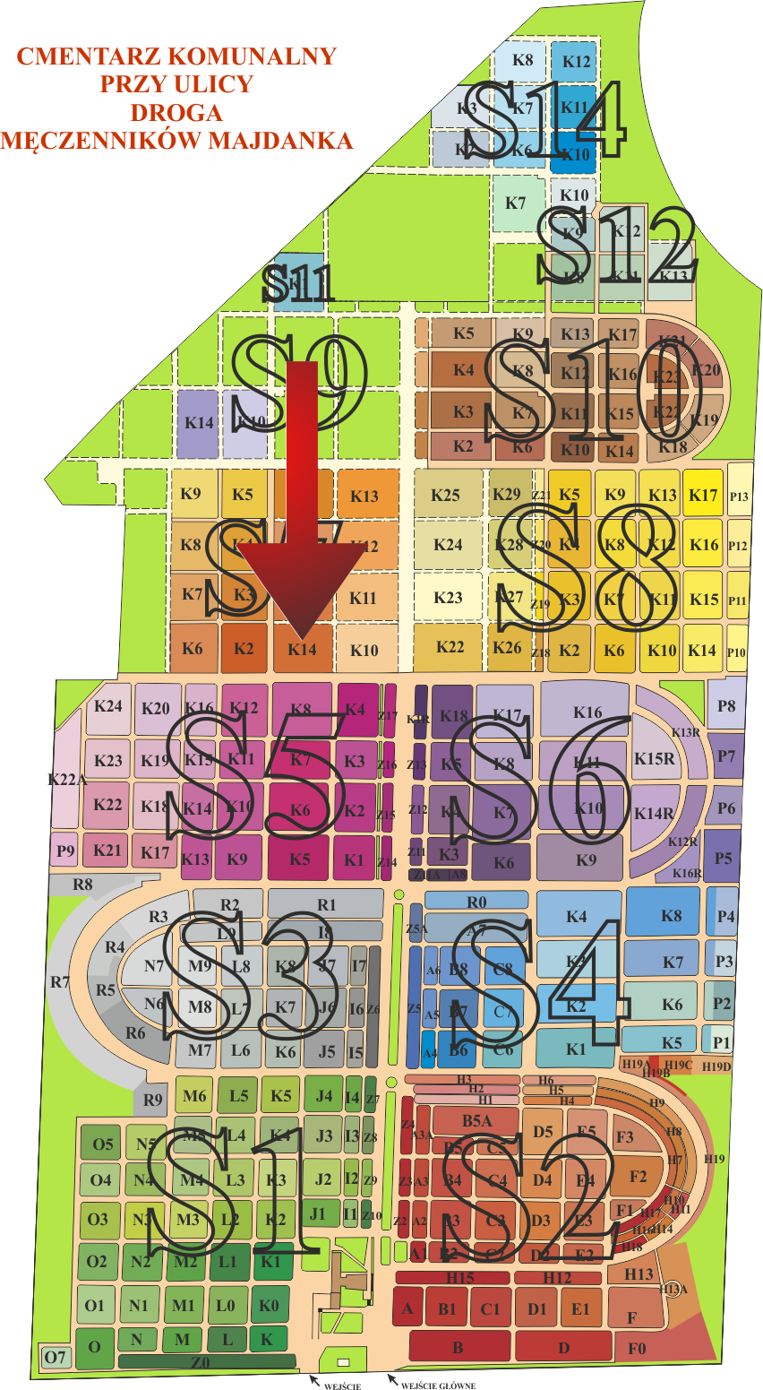 Brak mapy sektorowej