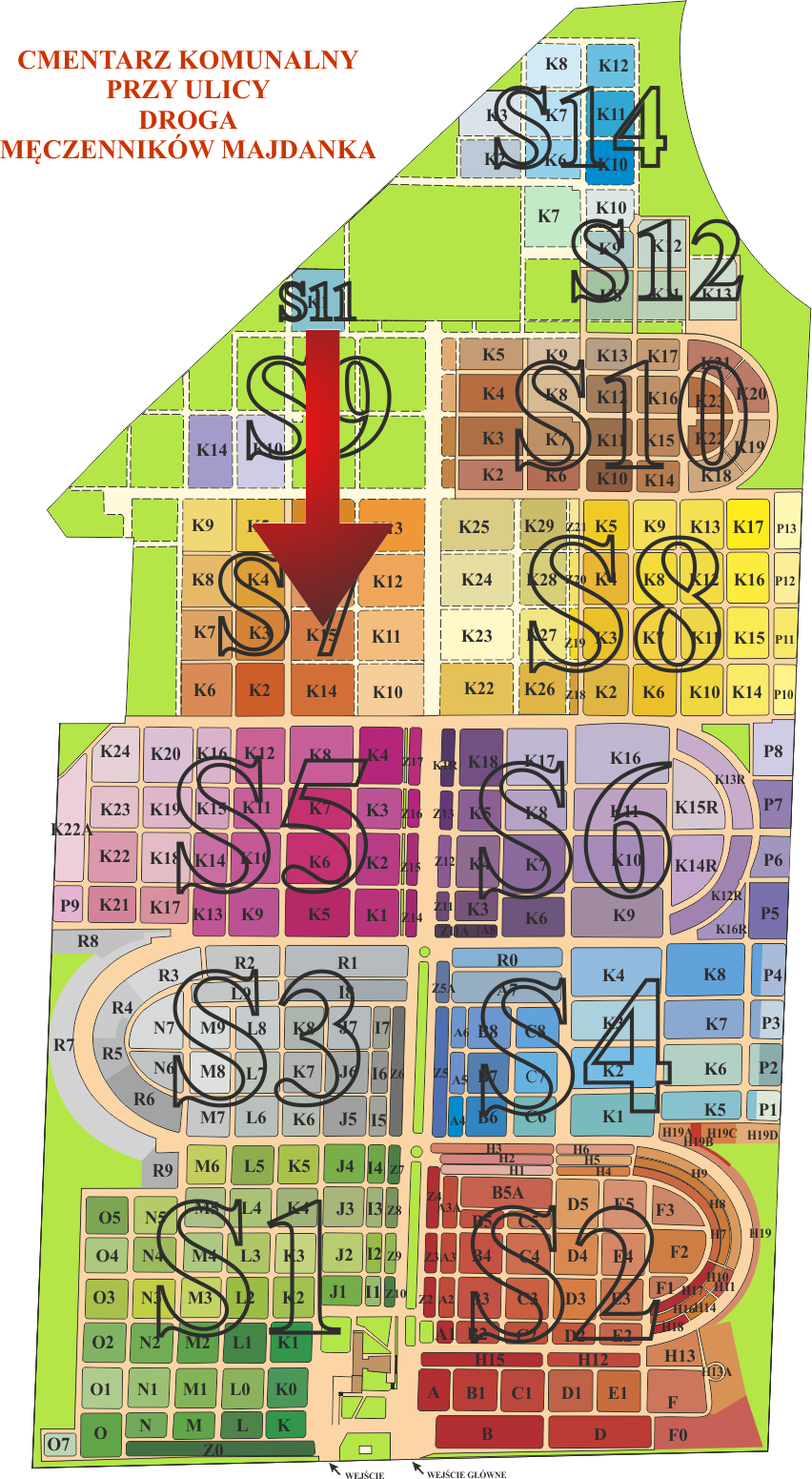 Brak mapy sektorowej