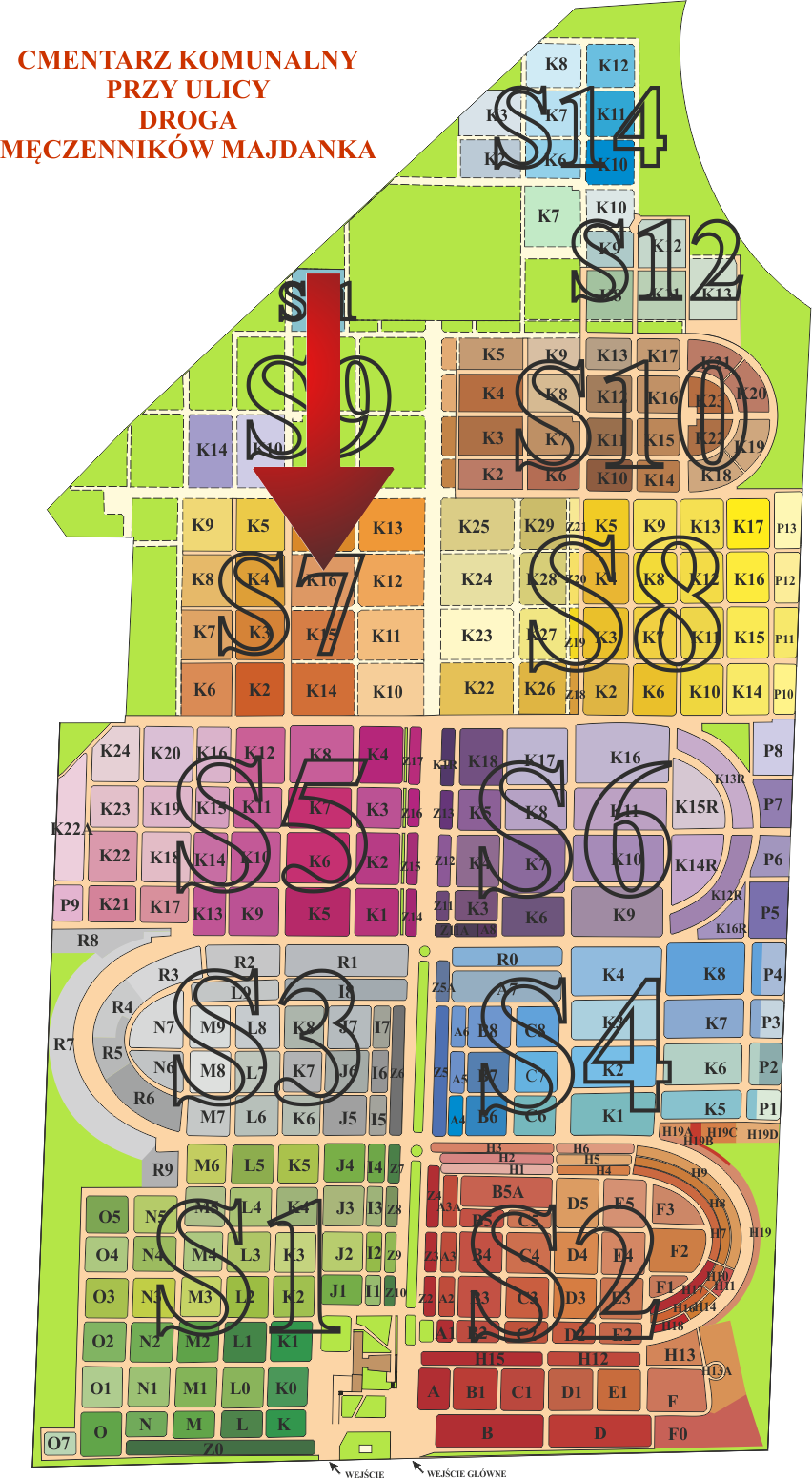 Brak mapy sektorowej