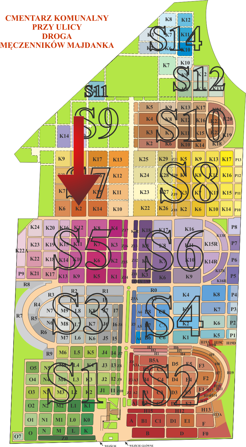 Brak mapy sektorowej