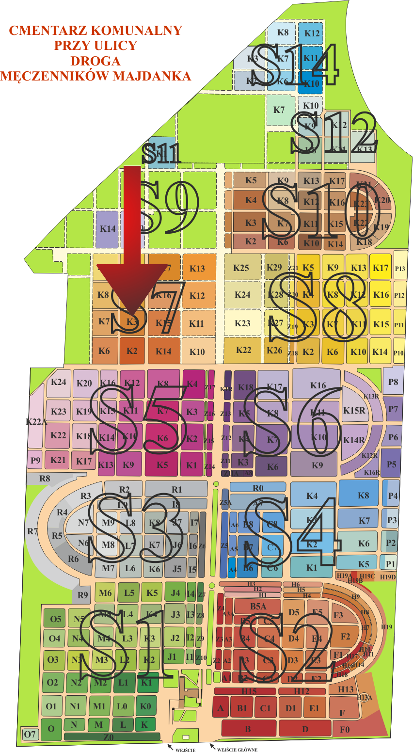 Brak mapy sektorowej