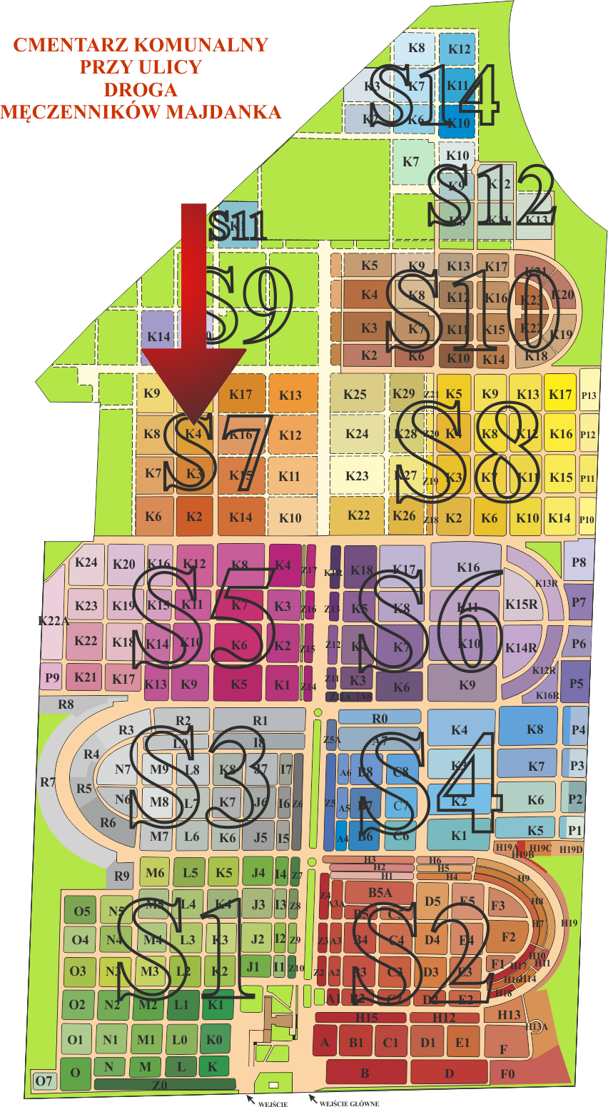 Brak mapy sektorowej