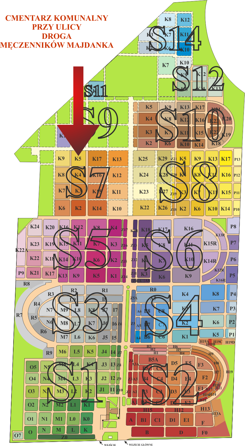 Brak mapy sektorowej