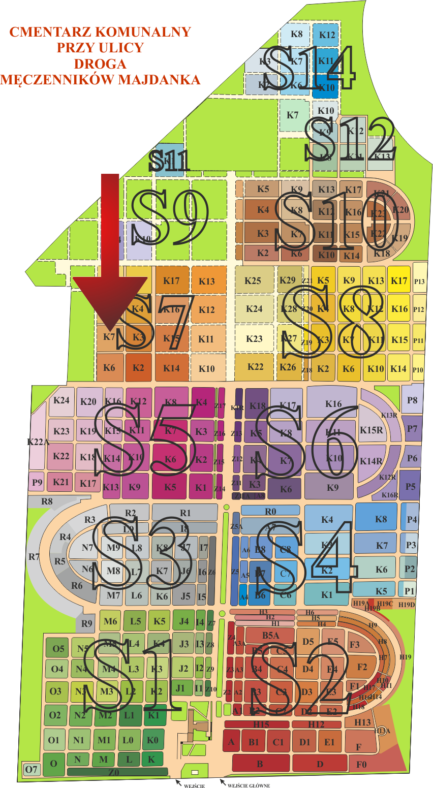 Brak mapy sektorowej