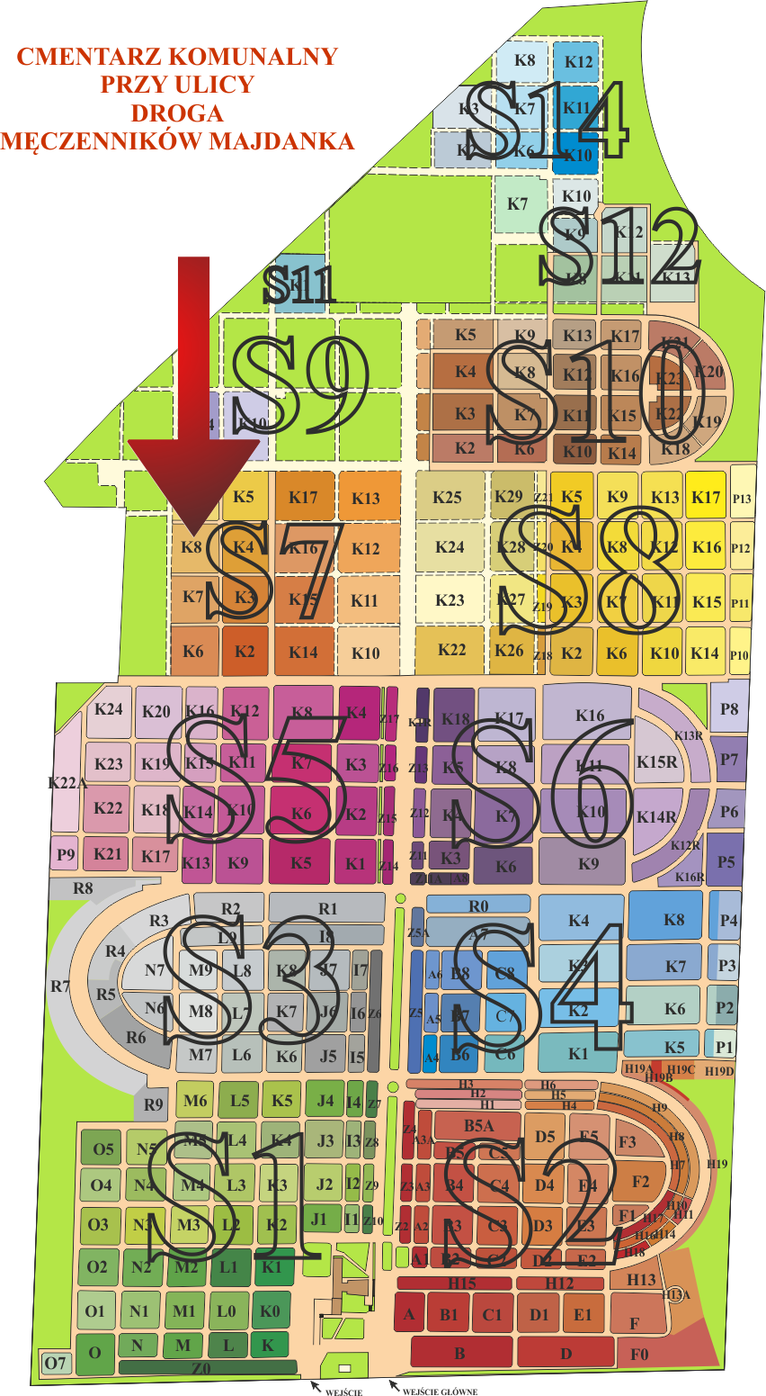 Brak mapy sektorowej