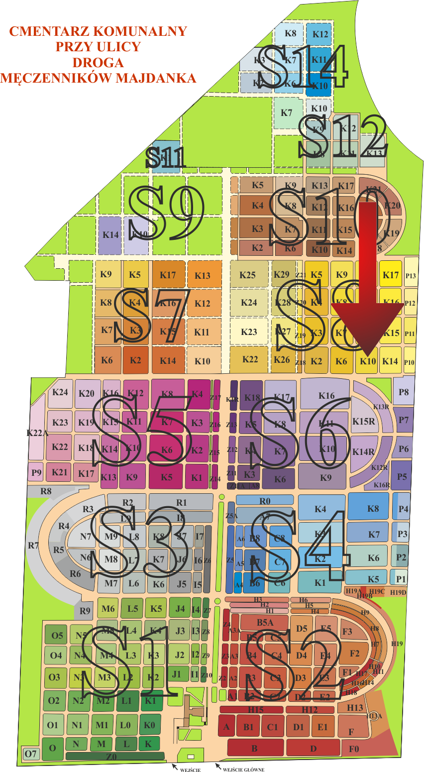 Brak mapy sektorowej