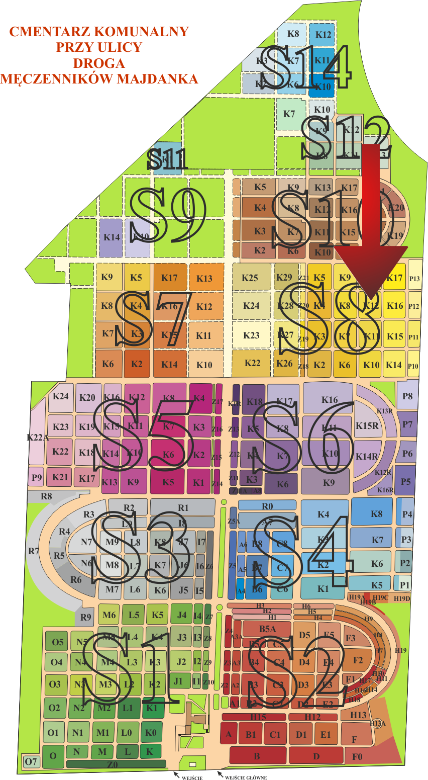 Brak mapy sektorowej