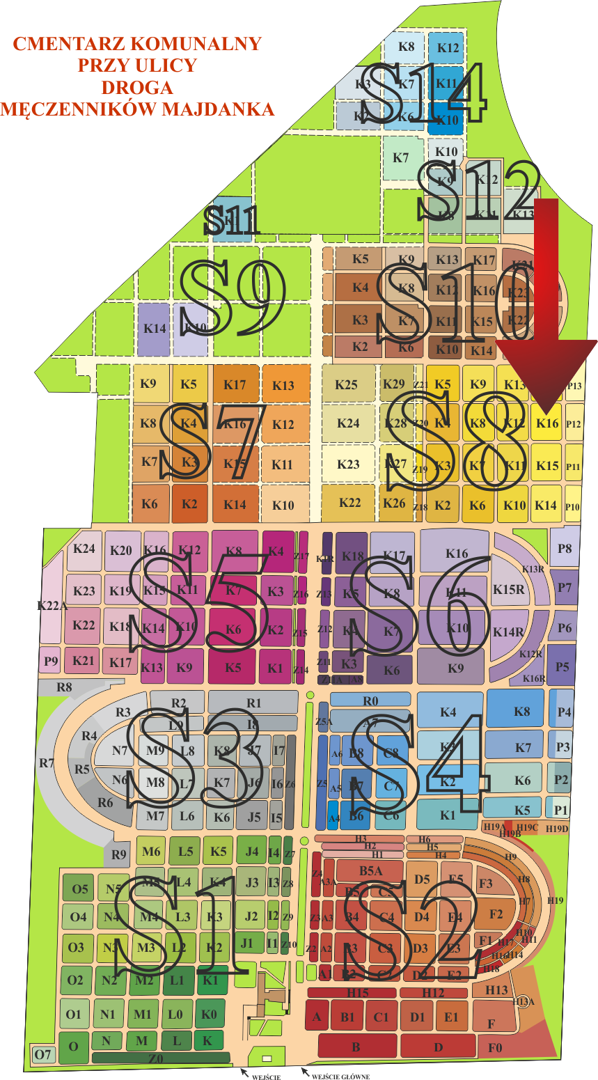 Brak mapy sektorowej