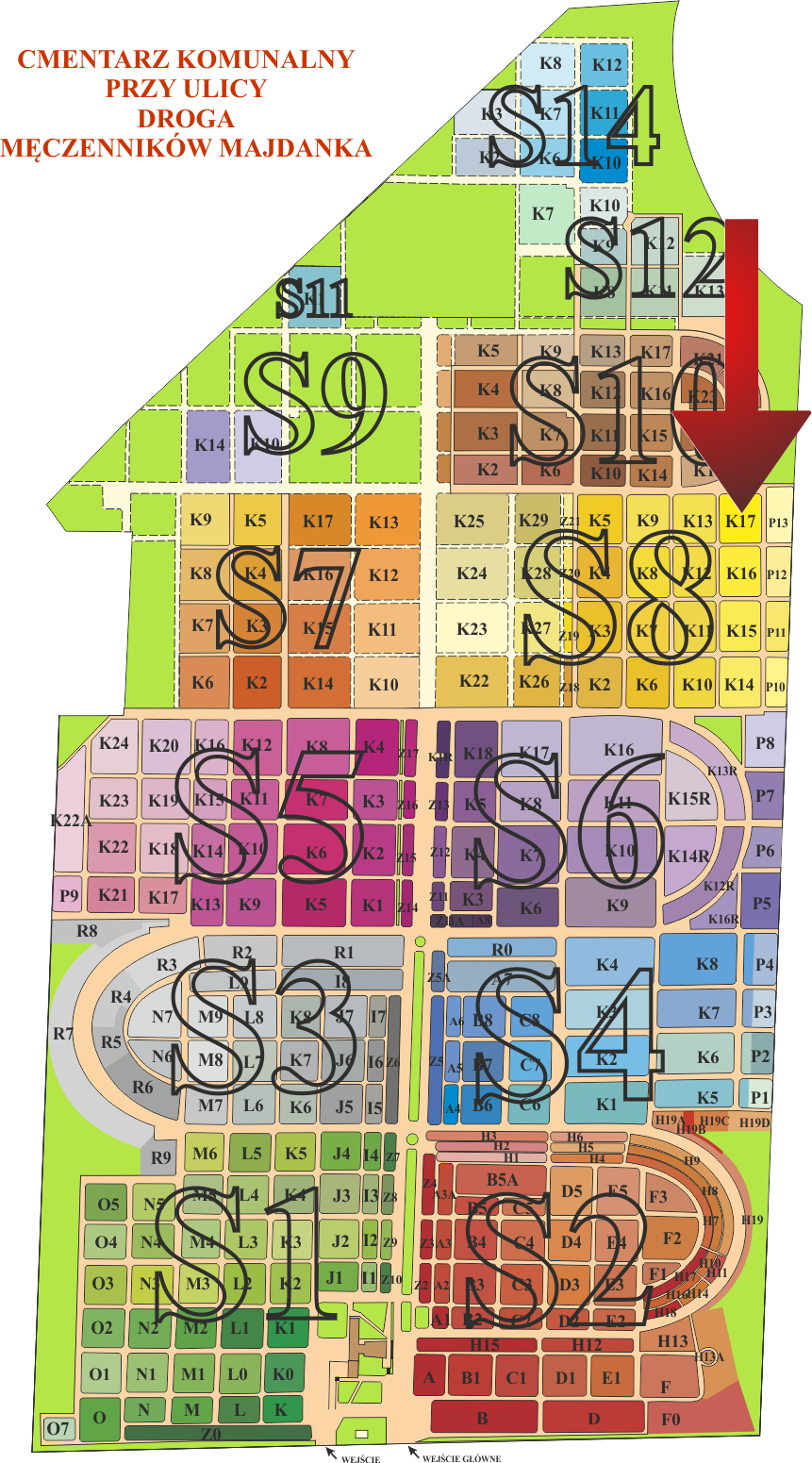 Brak mapy sektorowej