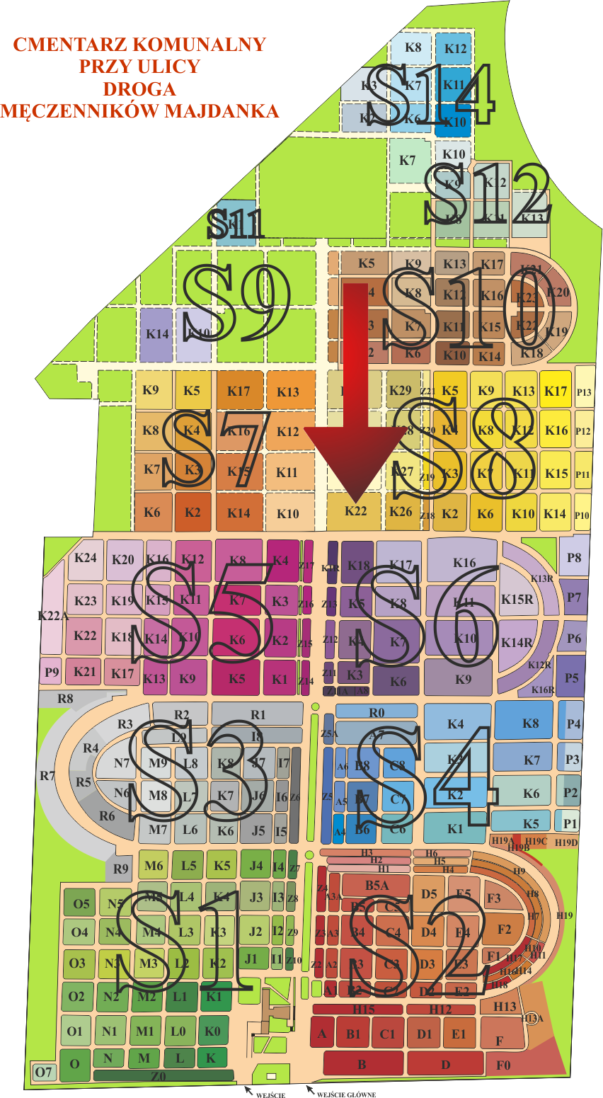 Brak mapy sektorowej