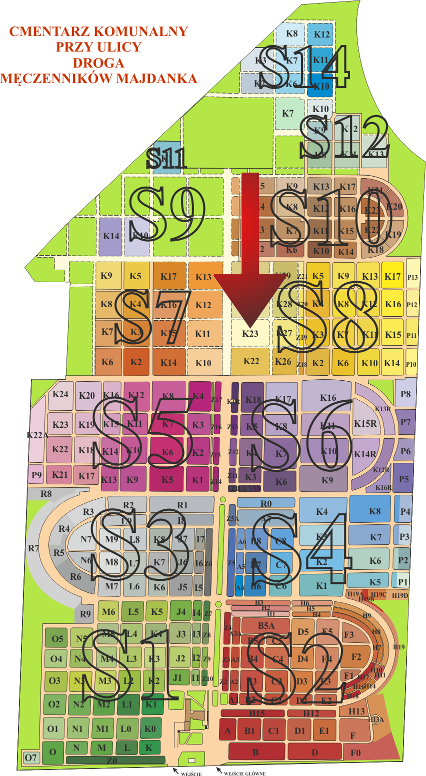 Brak mapy sektorowej