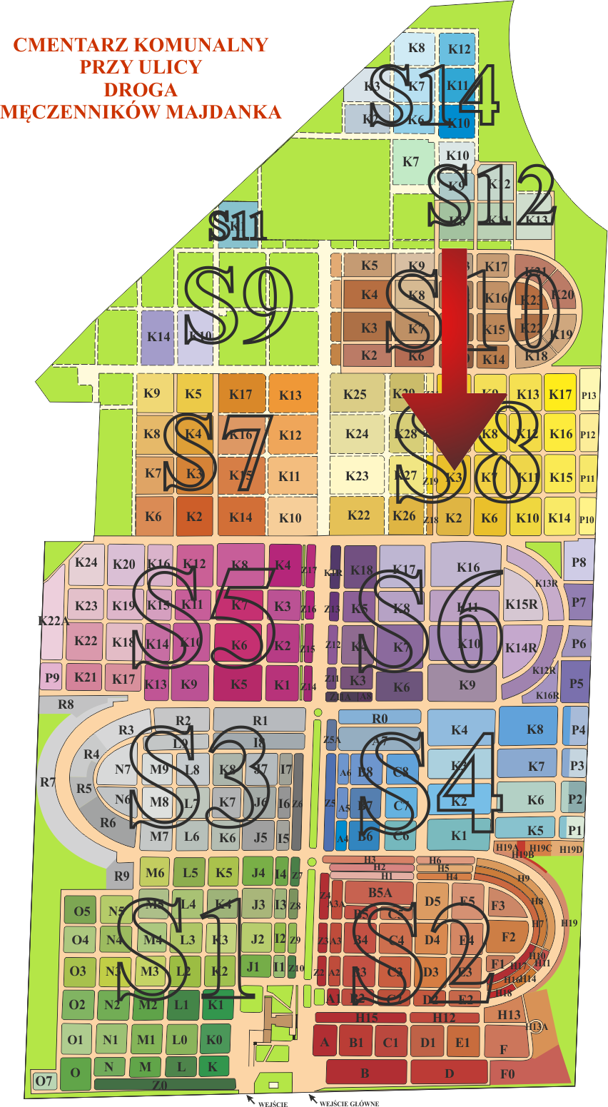 Brak mapy sektorowej