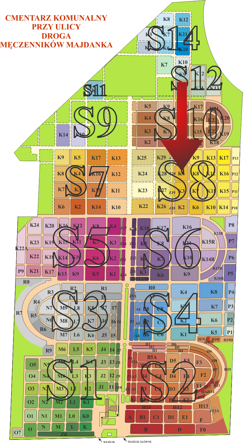 Brak mapy sektorowej