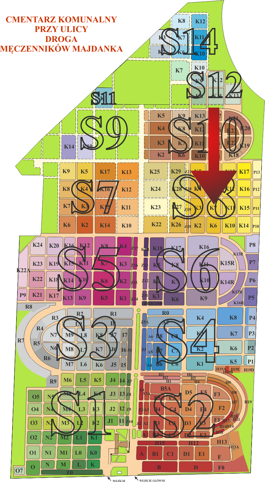 Brak mapy sektorowej