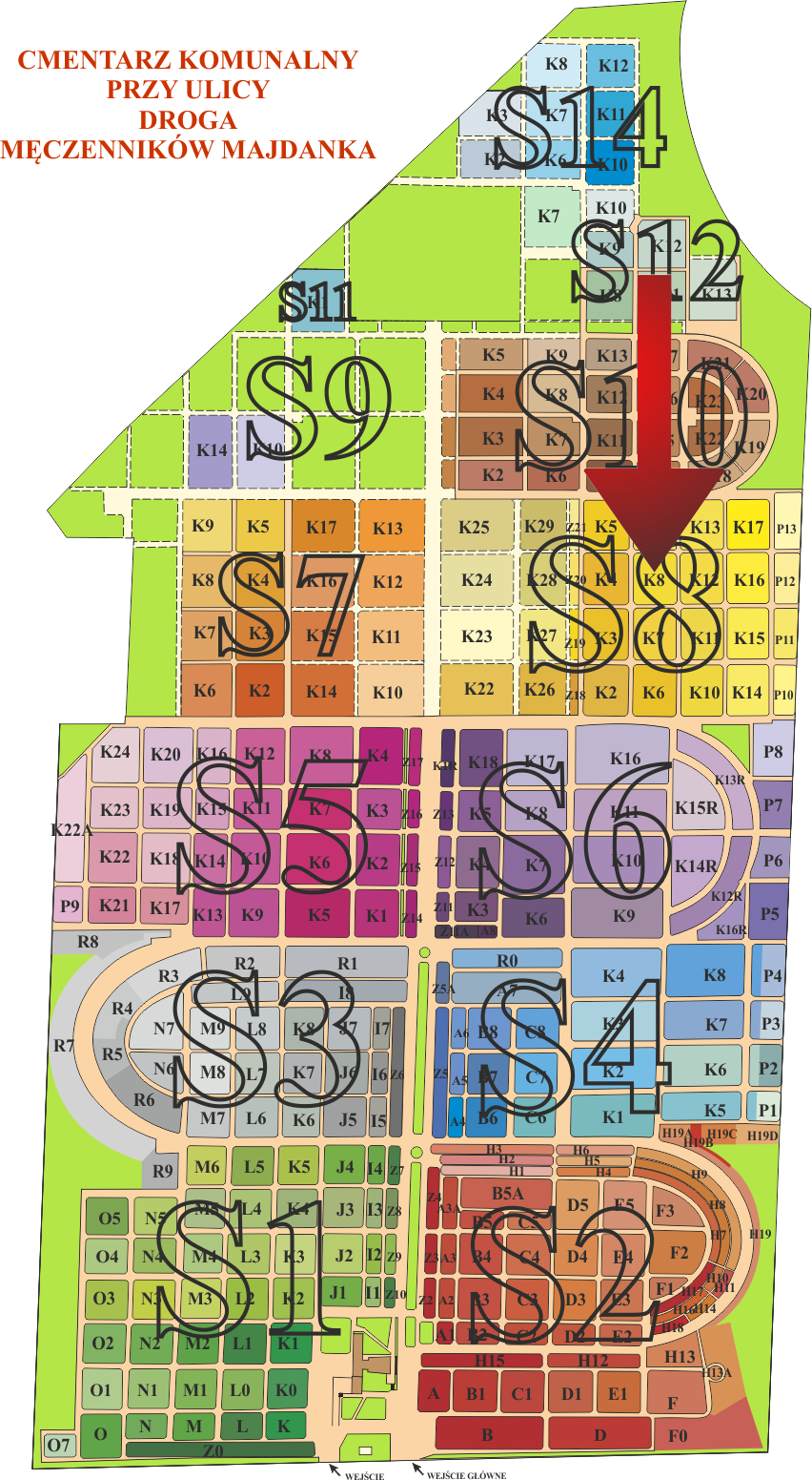 Brak mapy sektorowej