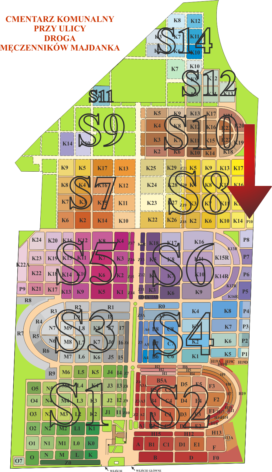 Brak mapy sektorowej