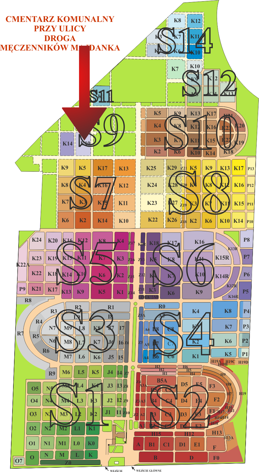 Brak mapy sektorowej