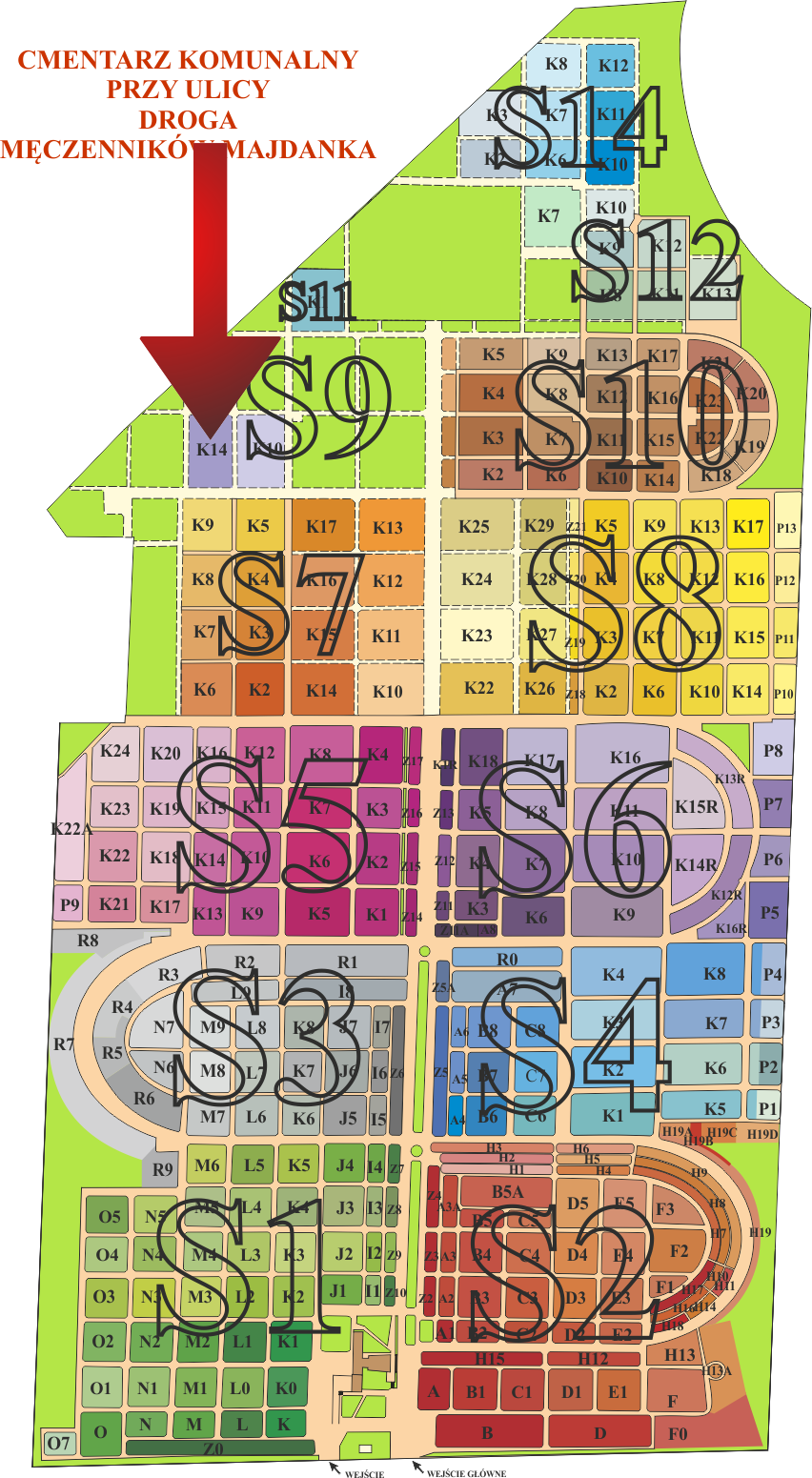 Brak mapy sektorowej