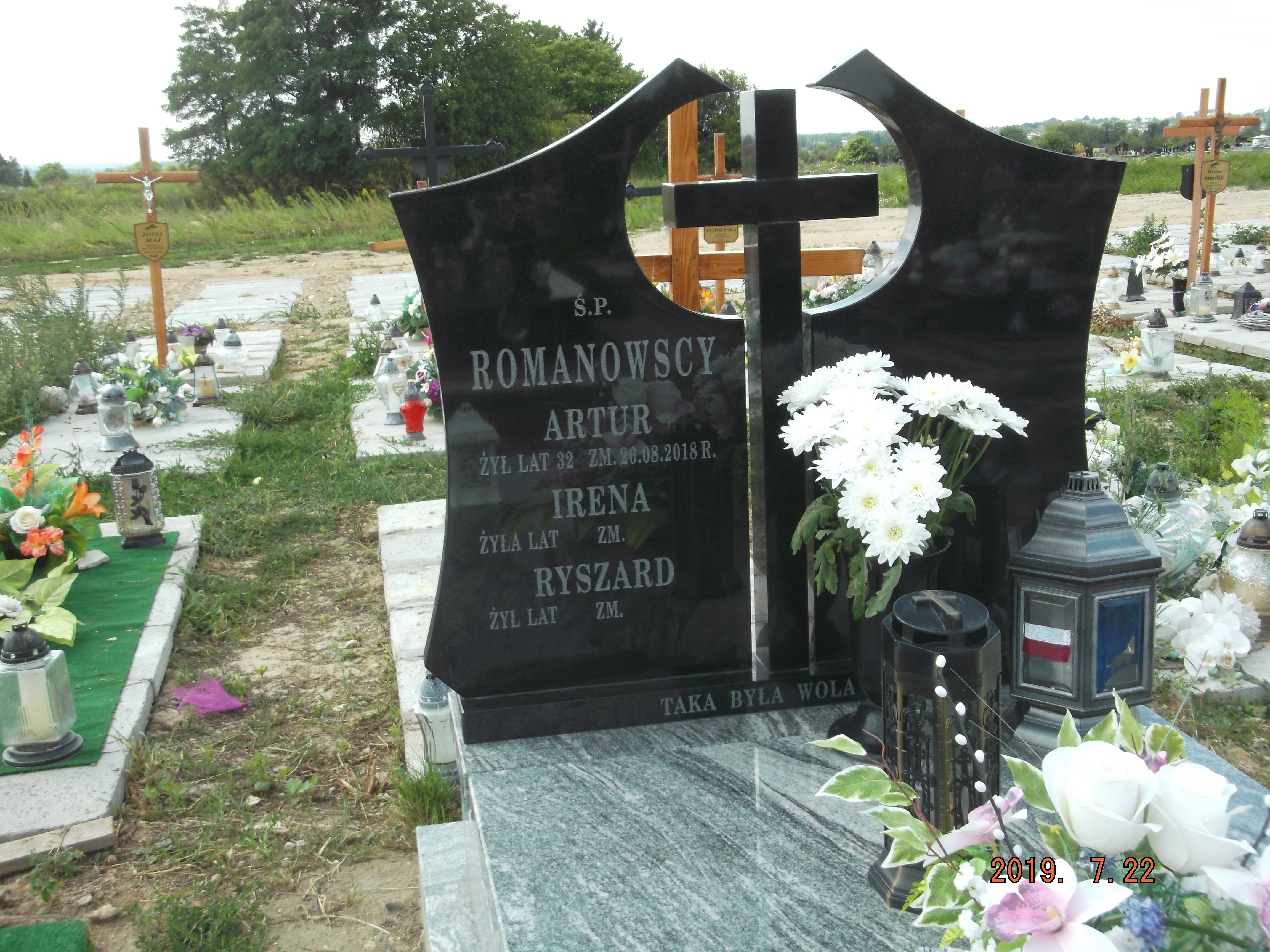 Grób Artur Romanowski