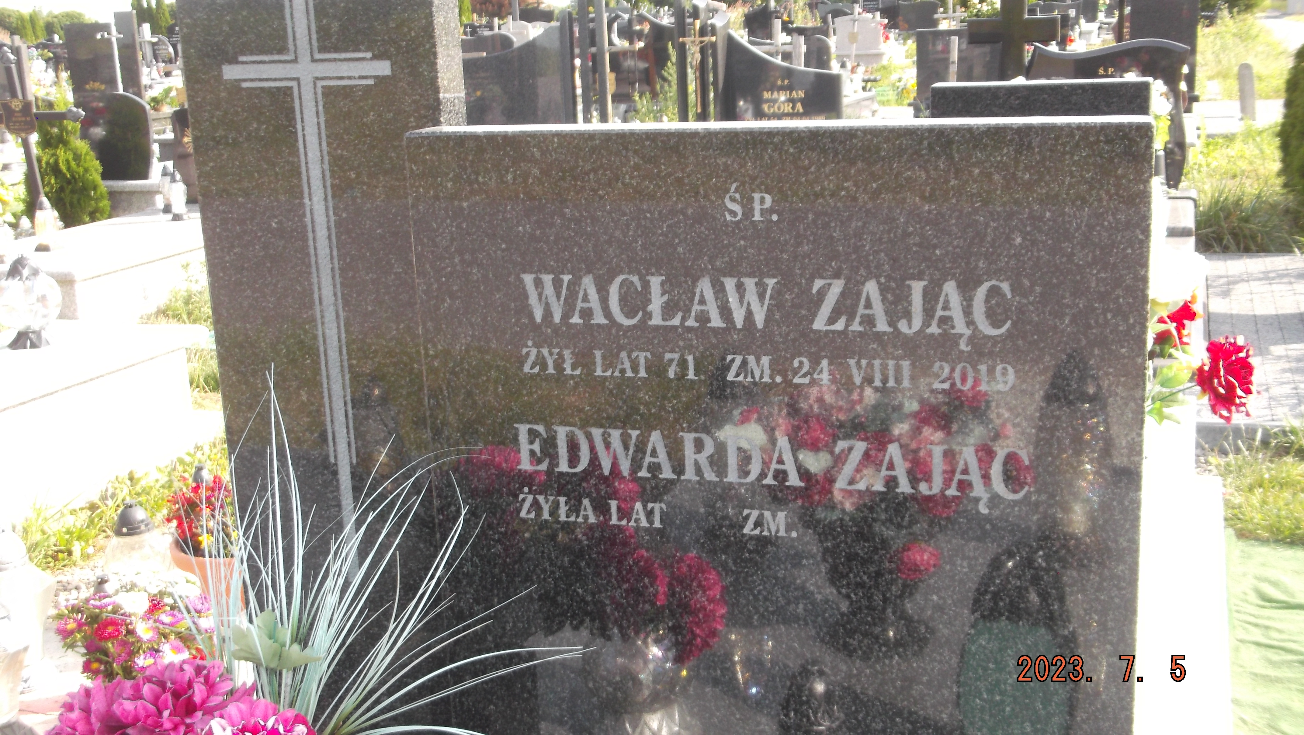 Grób Edwarda Zając