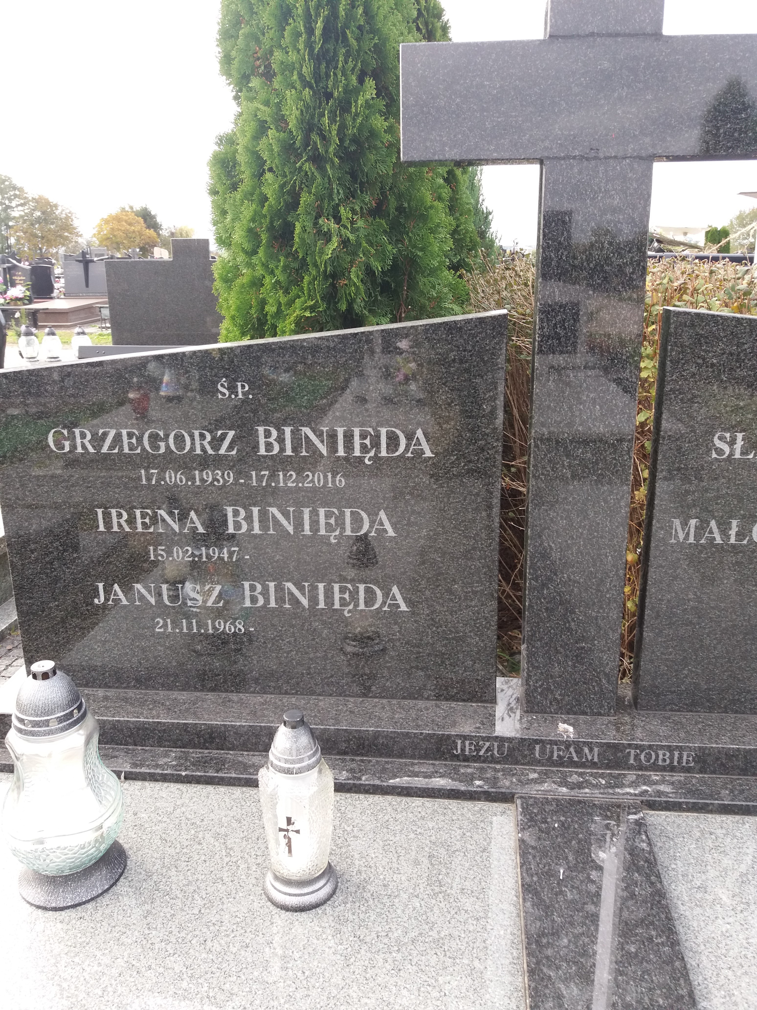Grób Grzegorz Binięda