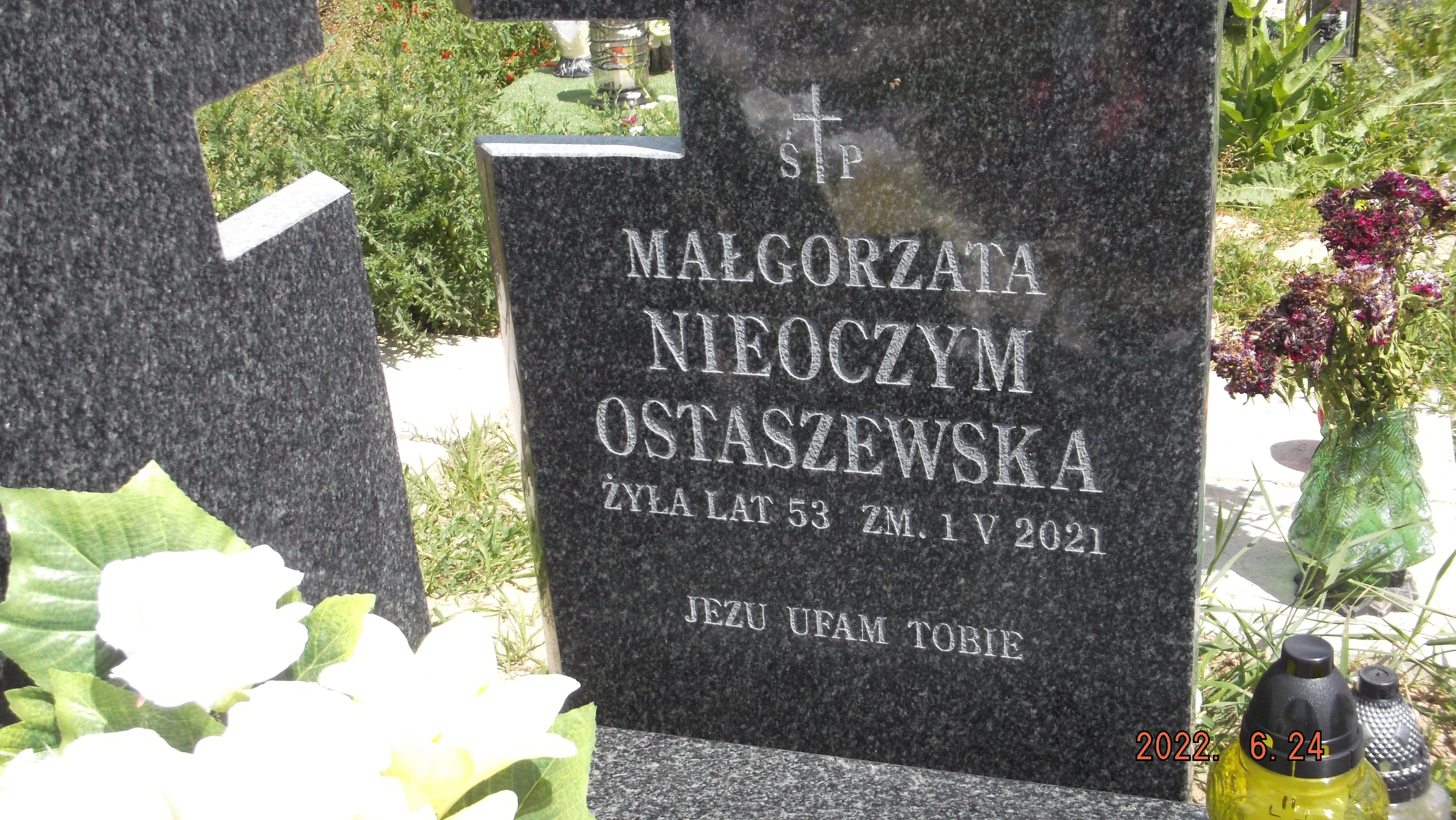 Grób Małgorzata Nieoczym-Ostaszewska