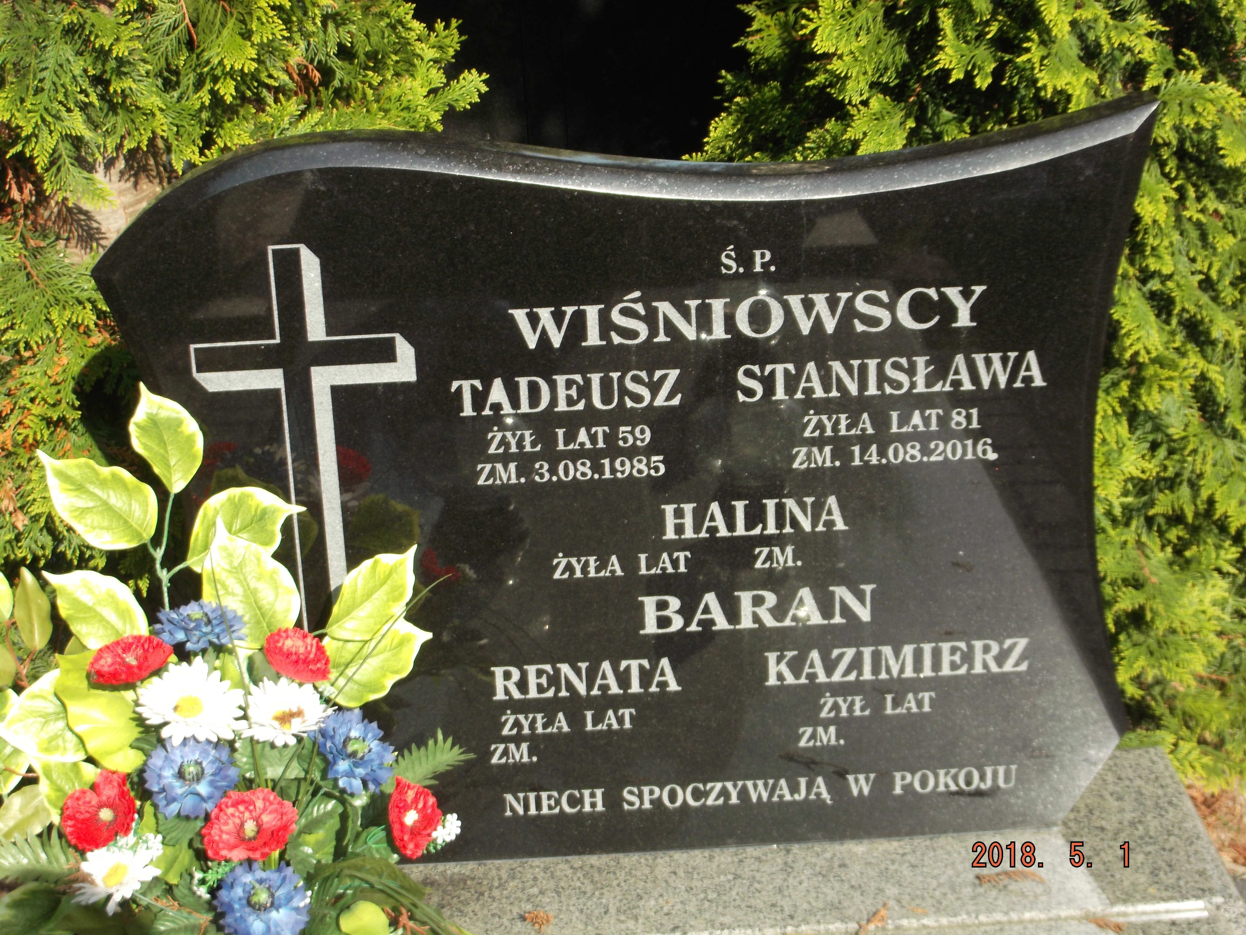 Grób Halina Wiśniowska