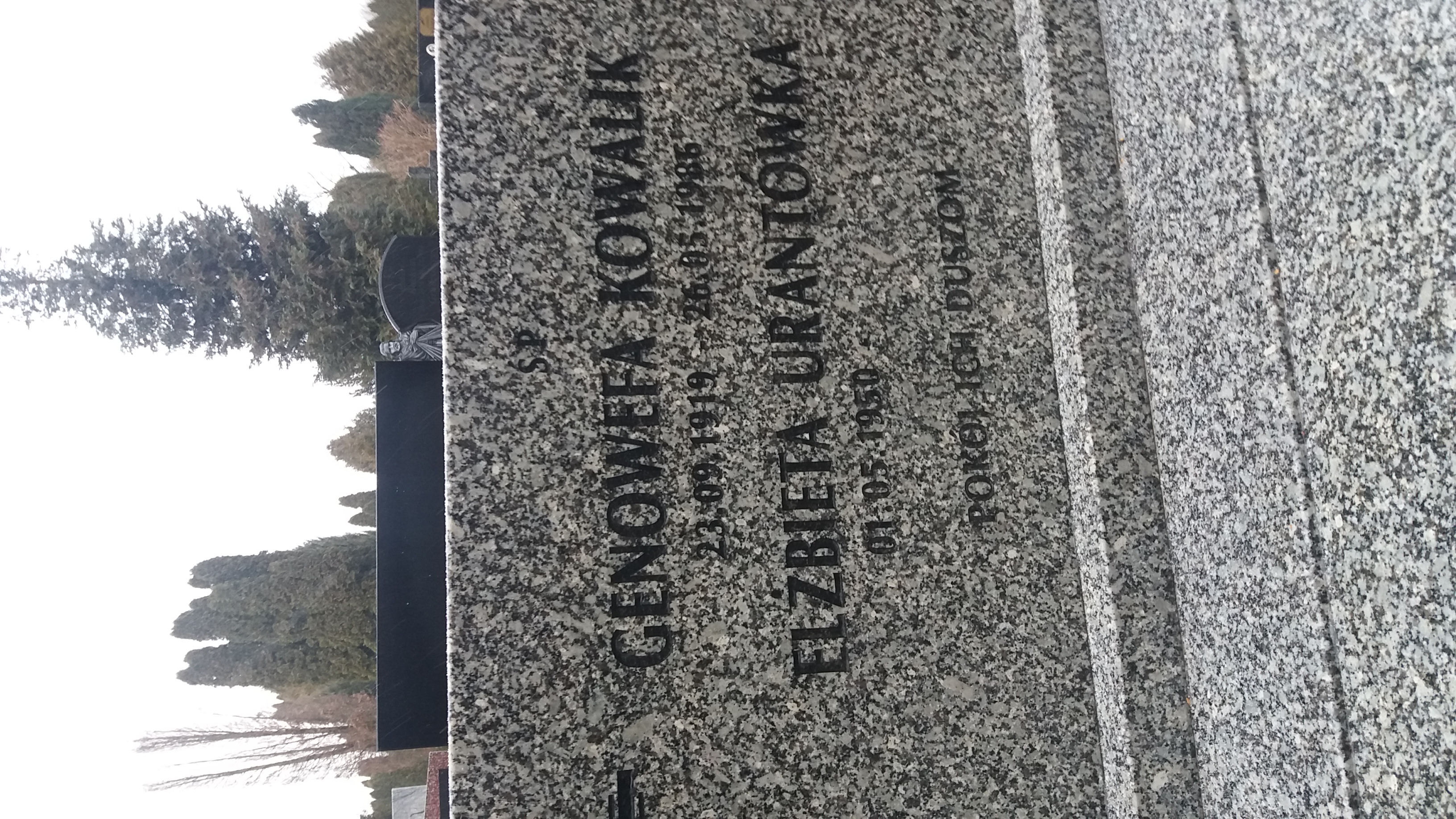Grób Elżbieta Urantówka