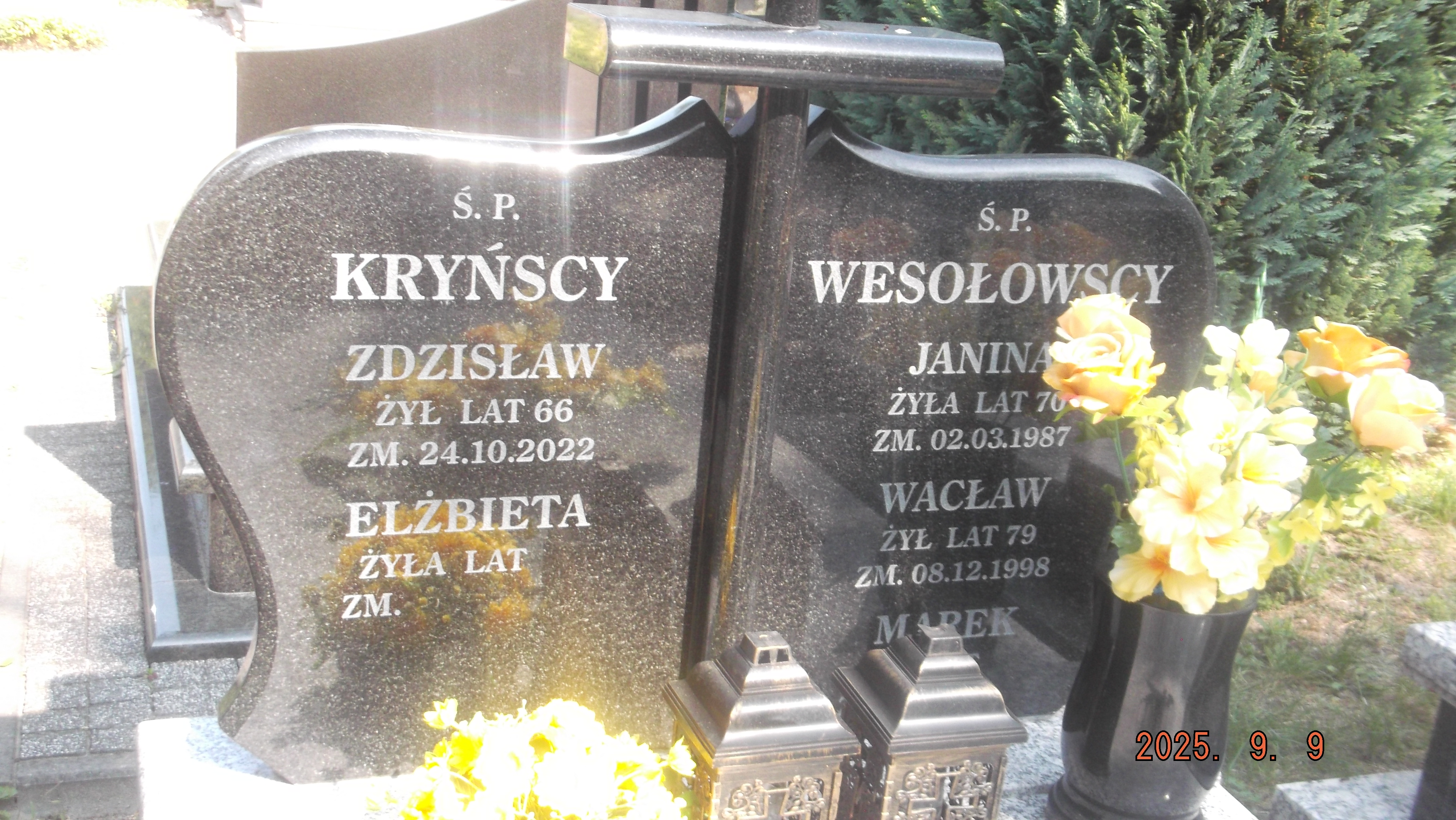 Grób Zdzisław Kryński