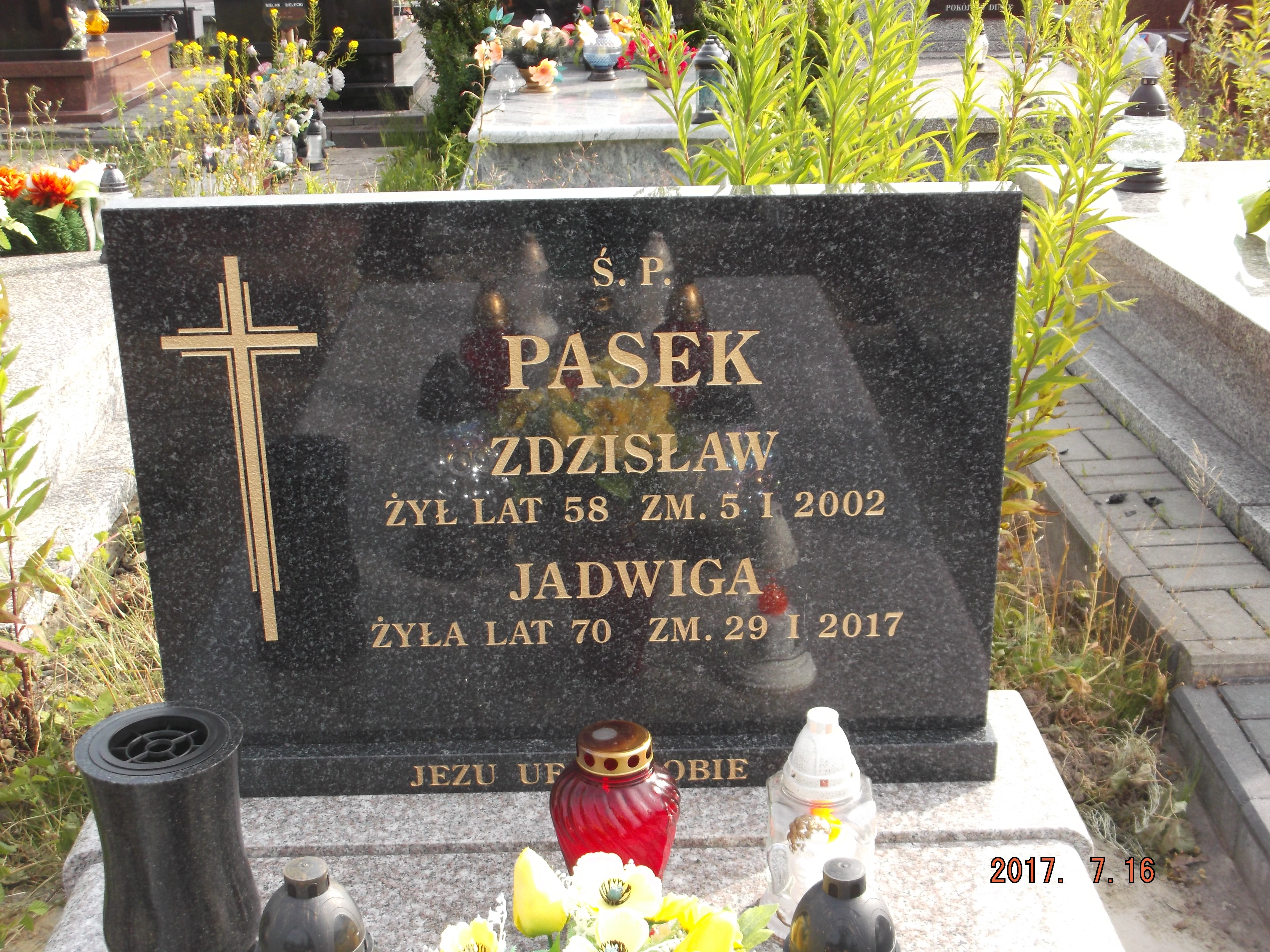Grób Jadwiga Pasek