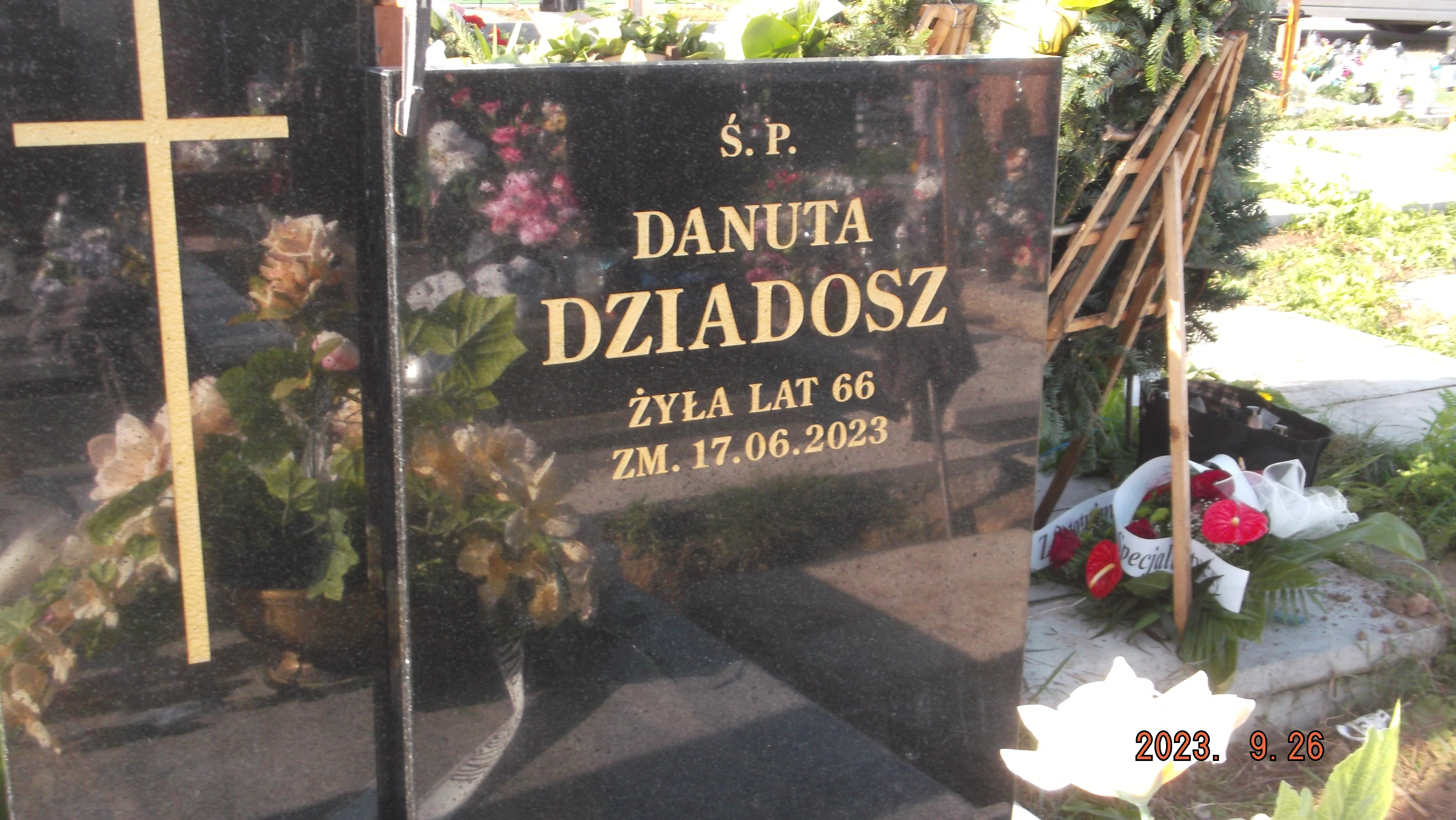 Grób Danuta Dziadosz