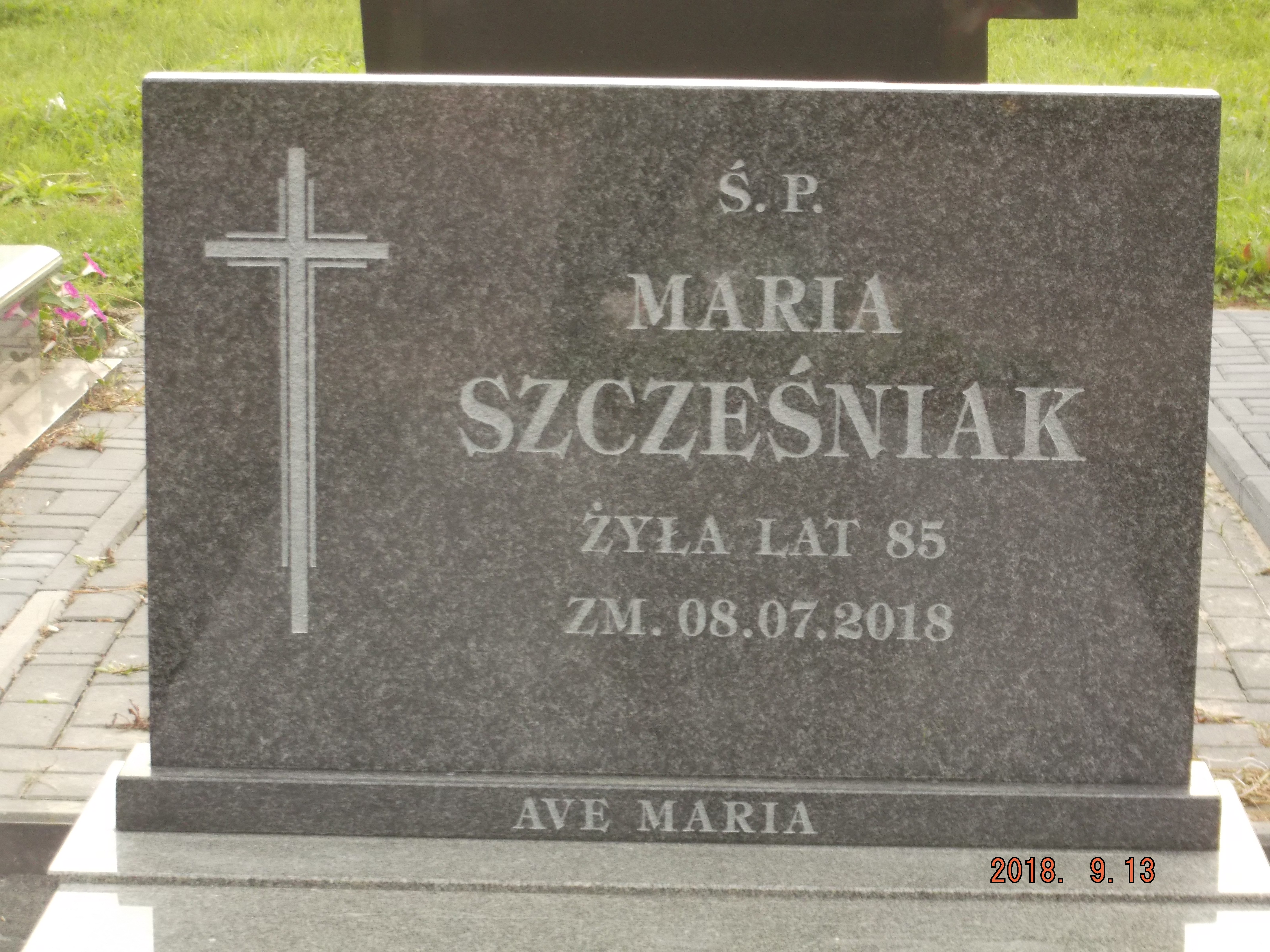 Grób Maria Szcześniak