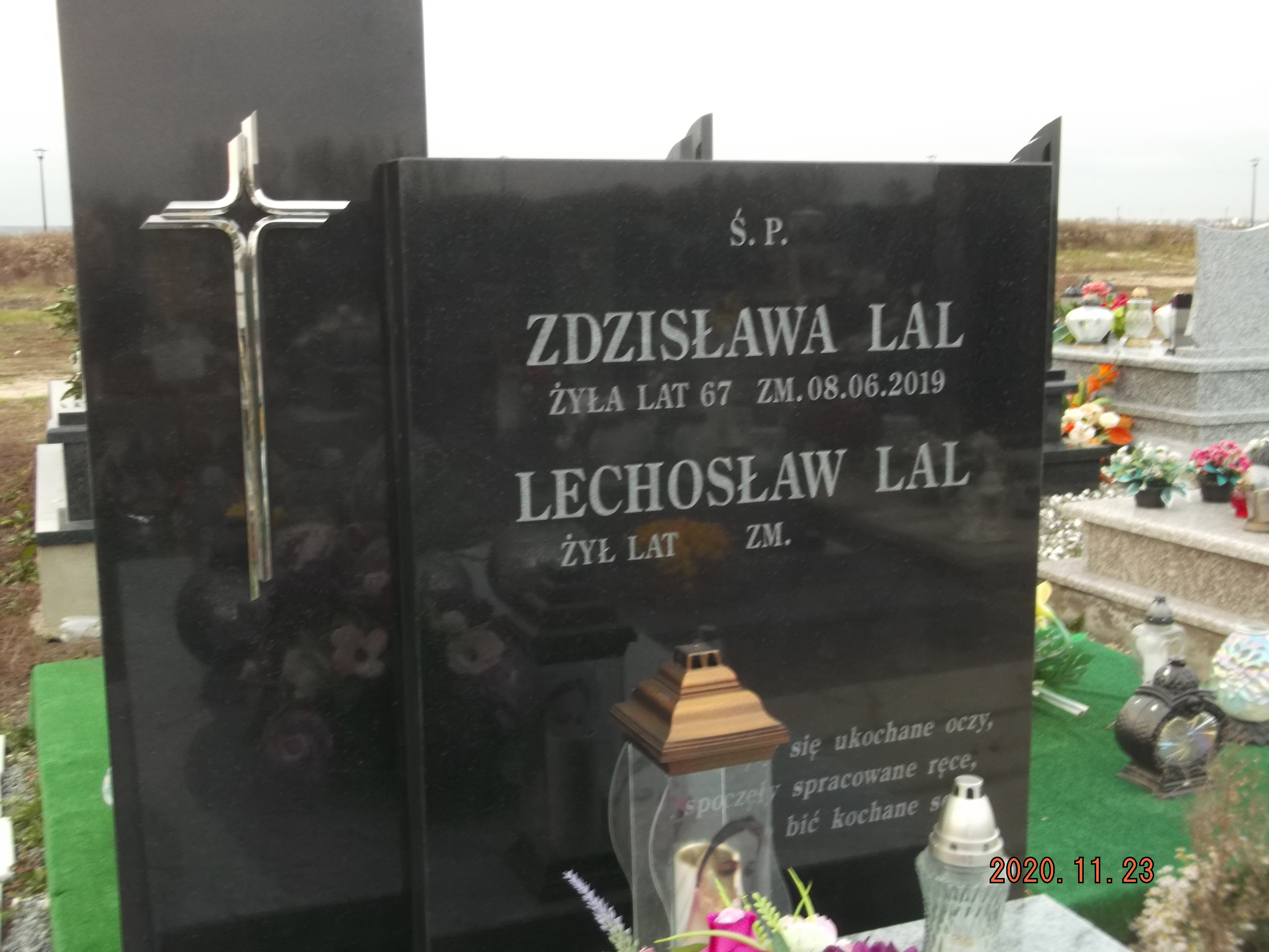 Grób Zdzisława Lal